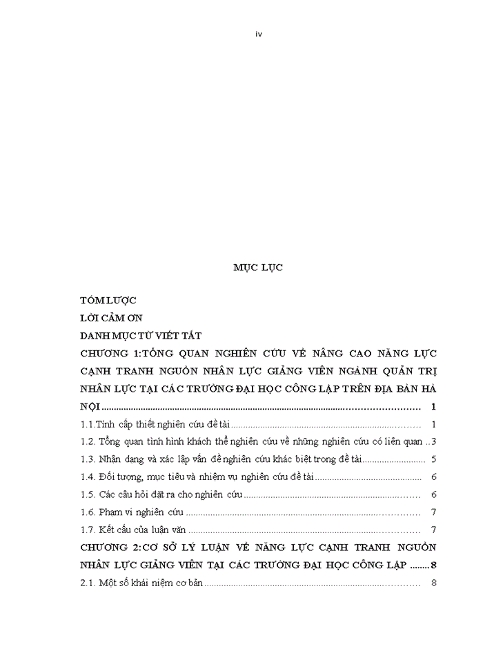 image for page Ths Nâng cao năng lực cạnh tranh nguồn nhân lực giảng viên chuyên ngành QTNL của trường đại học công lập trên địa bàn thành phố Hà Nội