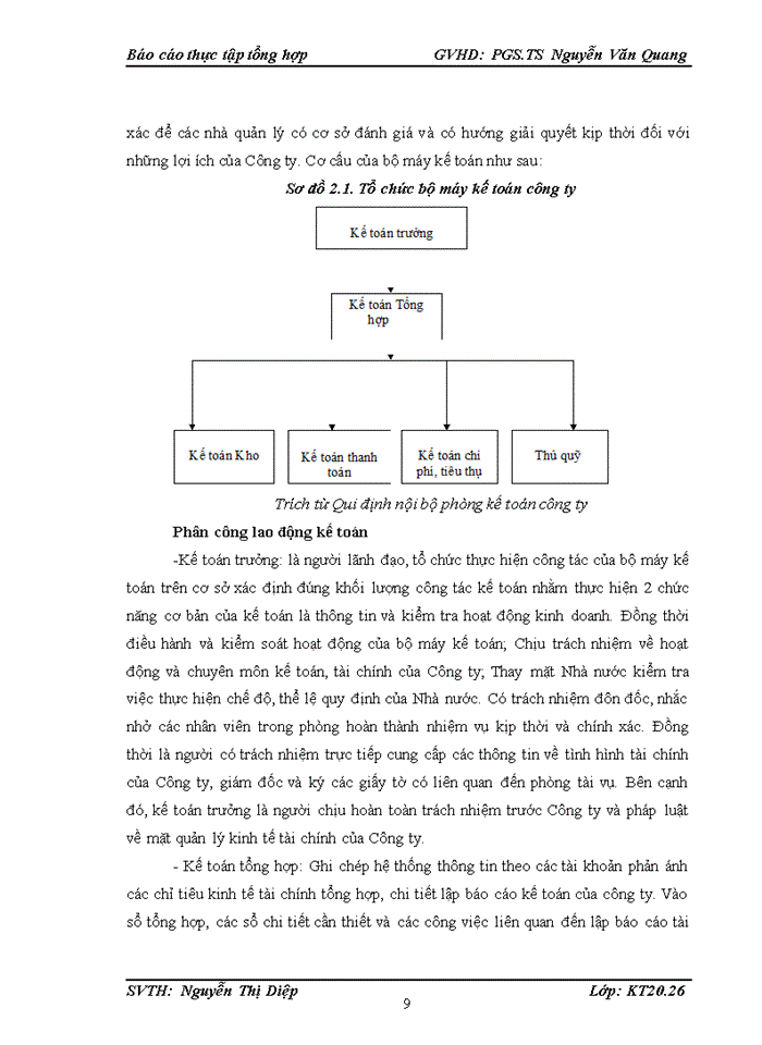 image for page Báo cáo TỔ CHỨC BỘ MÁY KẾ TOÁN VÀ HỆ THỐNG KẾ TOÁN TẠI CÔNG TY CỔ PHẦN DTH