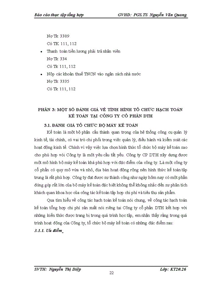 image for page Báo cáo TỔ CHỨC BỘ MÁY KẾ TOÁN VÀ HỆ THỐNG KẾ TOÁN TẠI CÔNG TY CỔ PHẦN DTH
