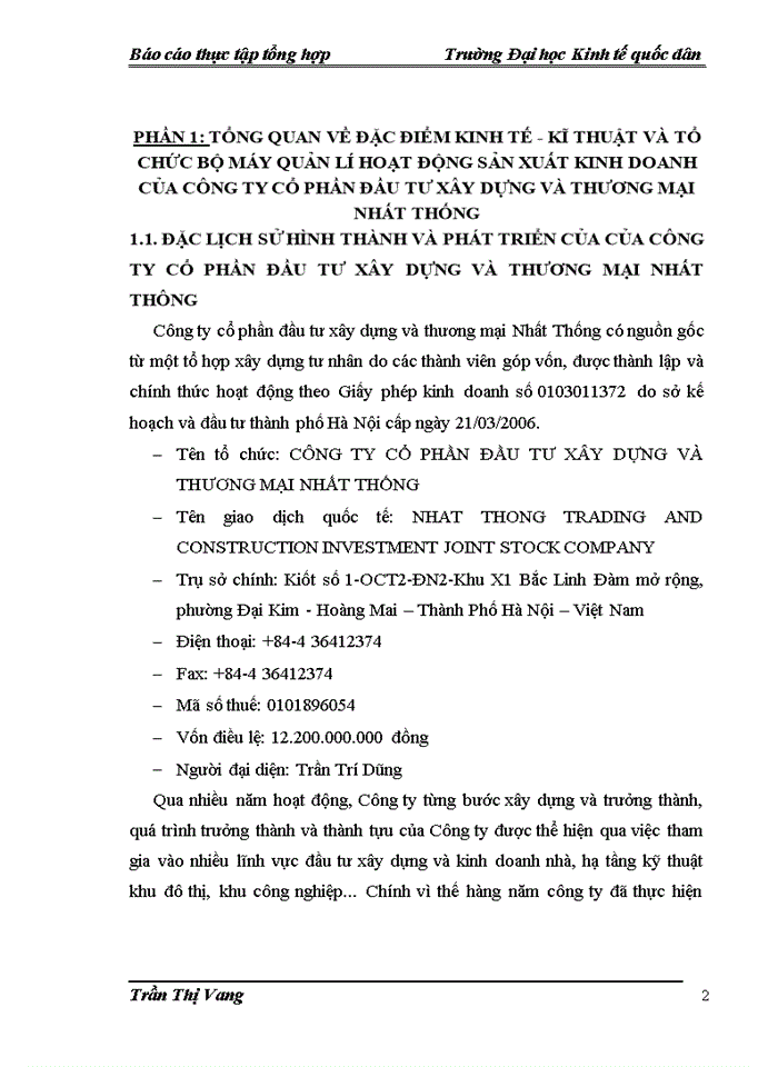 image for page Báo cáo CÔNG TY CỔ PHẦN ĐẦU TƯ XÂY DỰNG VÀ THƯƠNG MẠI NHẤT THỐNG