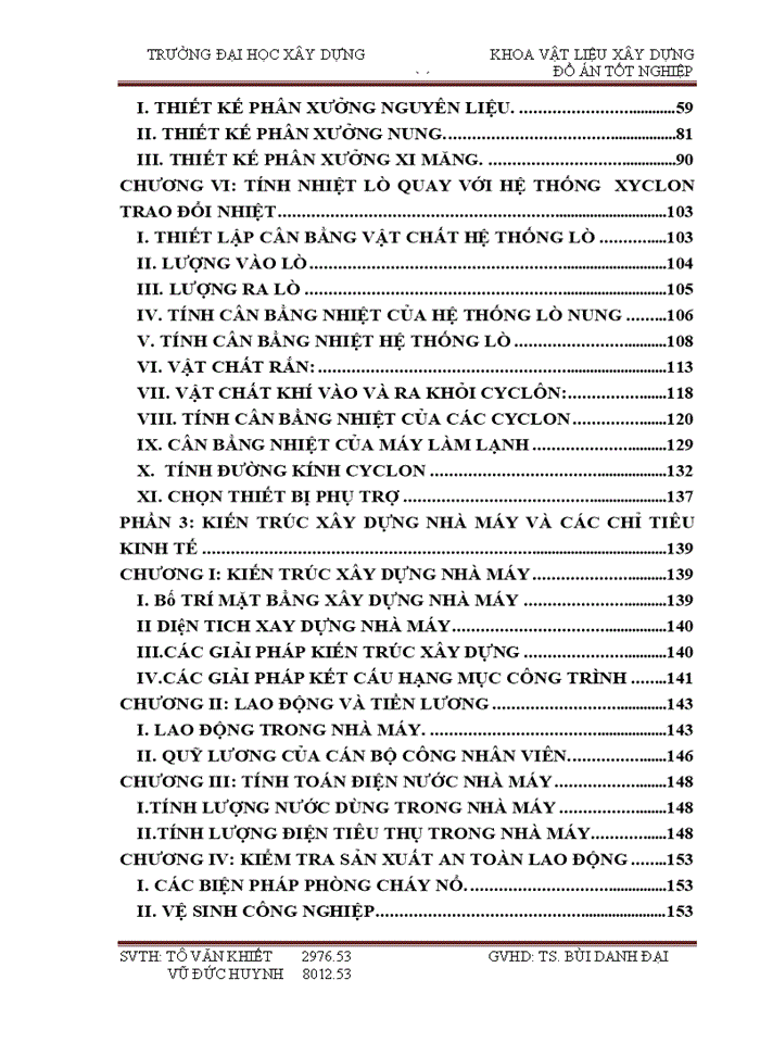 image for page Đồ án Thiết kế nhà máy sản xuất xi măng pooc lăng công suất 1 5 triệu tấn xi măng năm theo công nghệ lò quay phương pháp khô Sản phẩm của nhà máy bao gồm xi măng PCB30 chiếm 70 và xi măng PC40 chiếm 30