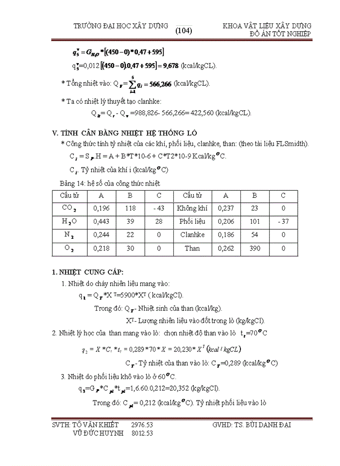 image for page Đồ án Thiết kế nhà máy sản xuất xi măng pooc lăng công suất 1 5 triệu tấn xi măng năm theo công nghệ lò quay phương pháp khô Sản phẩm của nhà máy bao gồm xi măng PCB30 chiếm 70 và xi măng PC40 chiếm 30