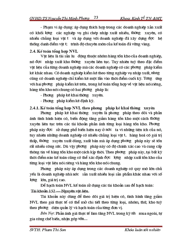 image for page Hoàn thiện kế toán nguyên vật liệu tại công ty trách nhiệm hữu hạn cơ khí Tân Hòa