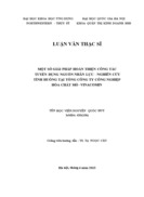 ThS Một số giải pháp hoàn thiện công tác tuyển dụng nguồn nhân lực - Nghiên cứu tình huống tại Tổng công ty công nghiệp Hóa chất mỏ - Vinacomin