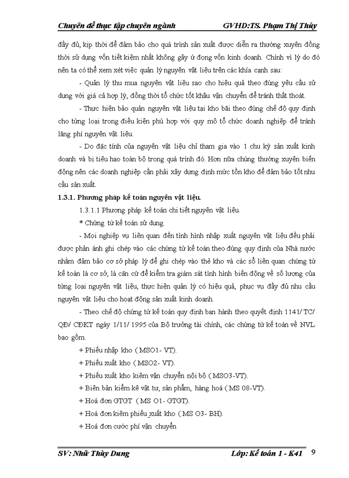 image for page Hoàn thiện công tác kế toán nguyên vật liệu tại Công ty Trách nhiệm hữu hạn Hóa Chất và Thương Mại Trần Vũ