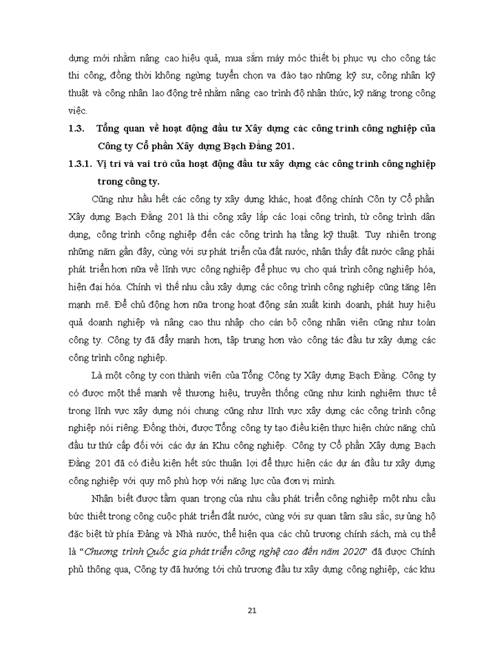 image for page Hoàn thiện công tác quản lý dự án đầu tư xây dựng các công trình công nghiệp tại Công ty Cổ phần Xây dựng Bạch Đằng 201