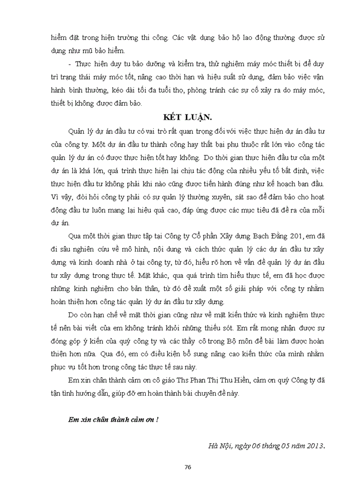 image for page Hoàn thiện công tác quản lý dự án đầu tư xây dựng các công trình công nghiệp tại Công ty Cổ phần Xây dựng Bạch Đằng 201