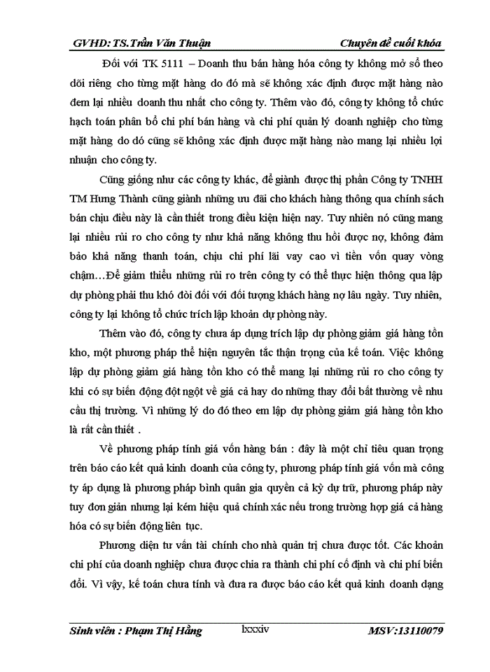 image for page Tổ chức công tác kế toán bán hàng và xác định kết quả kinh doanh tại Công ty Trách nhiệm hữu hạn Thương mại Hưng Thành