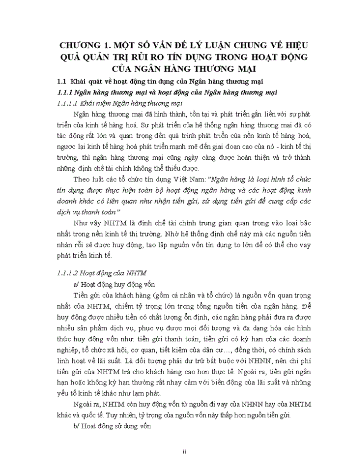 image for page Giải pháp nâng cao hiệu quả quản trị rủi ro tín dụng tại Ngân hàng TMCP Công thương Việt Nam Chi nhánh Ninh Bình