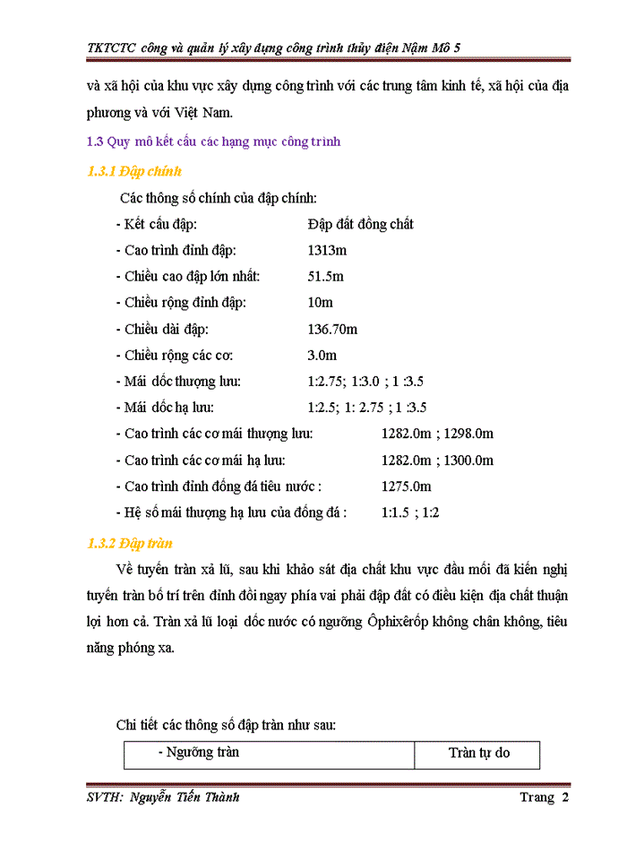 image for page Công và quản lý xây dựng công trình thủy điện Nậm Mô 5