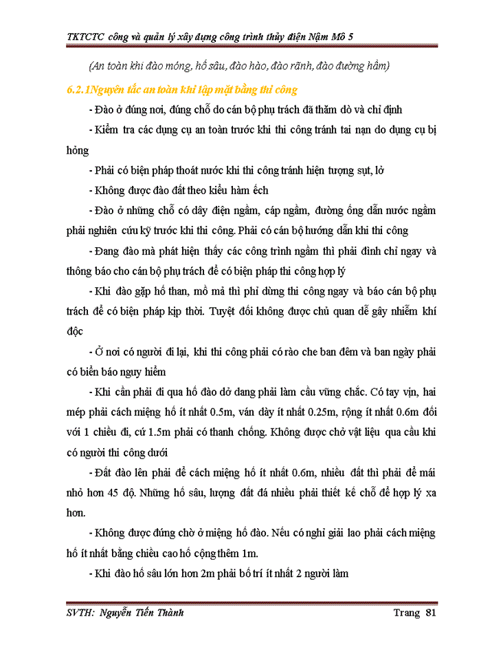 image for page Công và quản lý xây dựng công trình thủy điện Nậm Mô 5