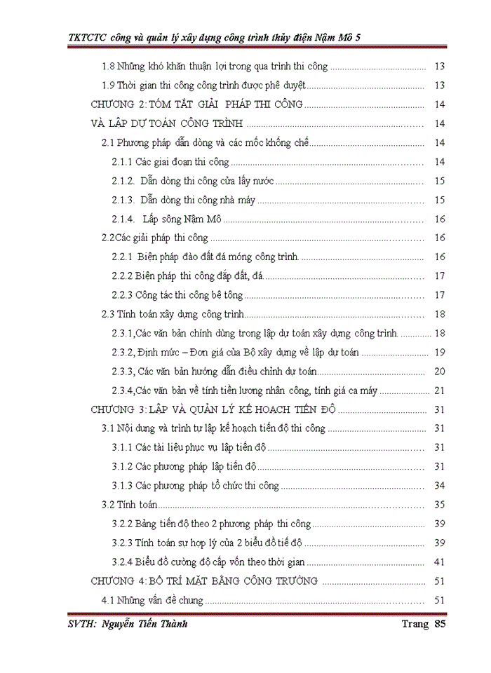 image for page Công và quản lý xây dựng công trình thủy điện Nậm Mô 5