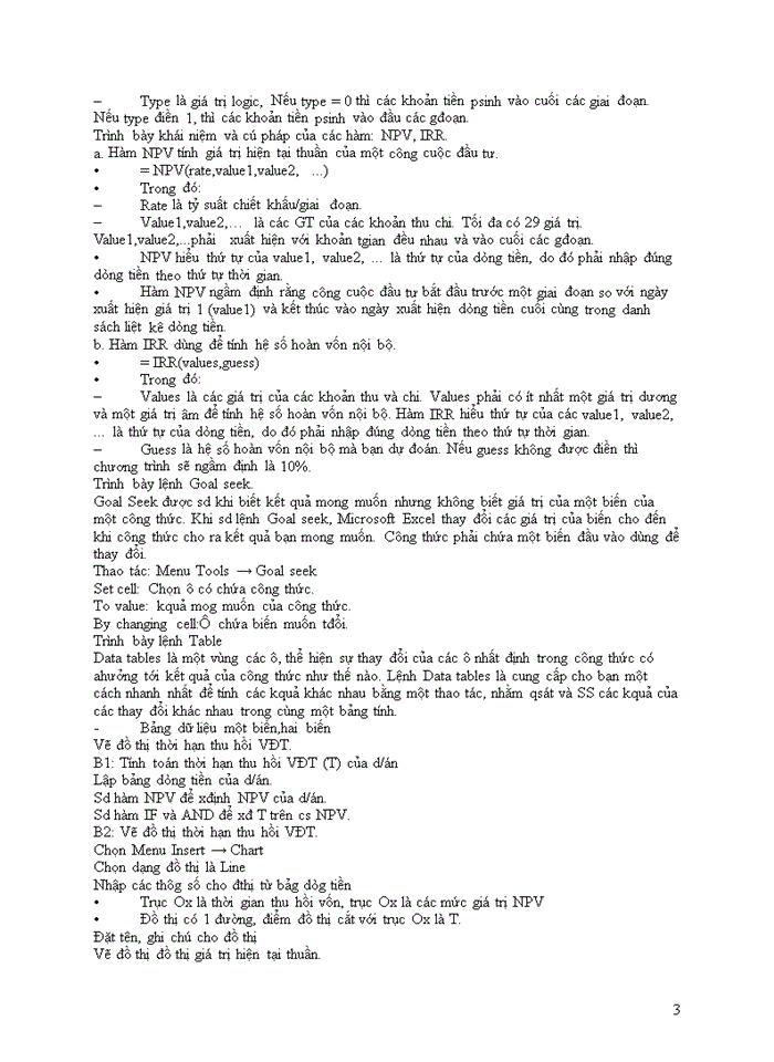 image for page Quản lý dự án trong Excel