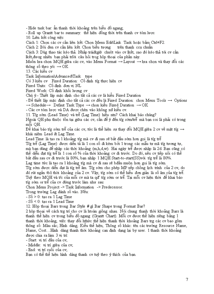 image for page Quản lý dự án trong Excel