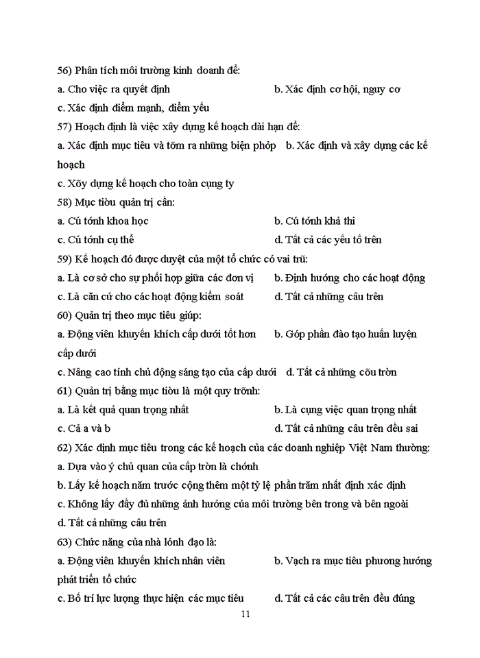 image for page TỔNG HỢP TRẮC NGHIỆM QUẢN LÝ HỌC