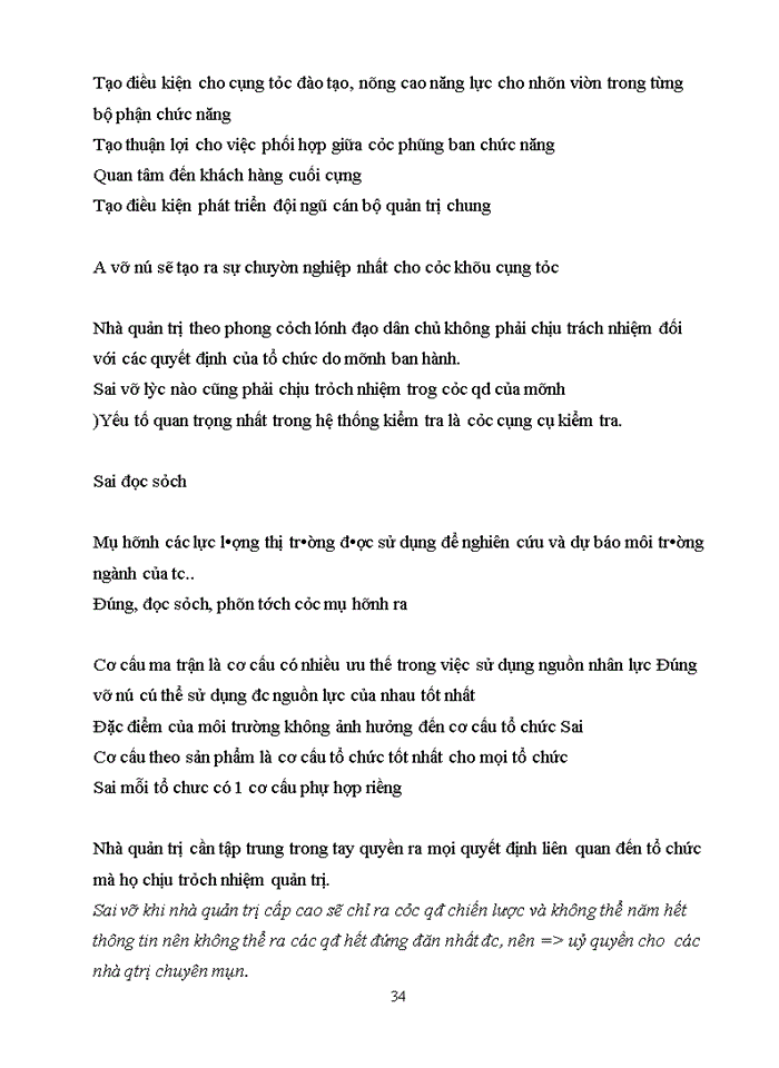 image for page TỔNG HỢP TRẮC NGHIỆM QUẢN LÝ HỌC