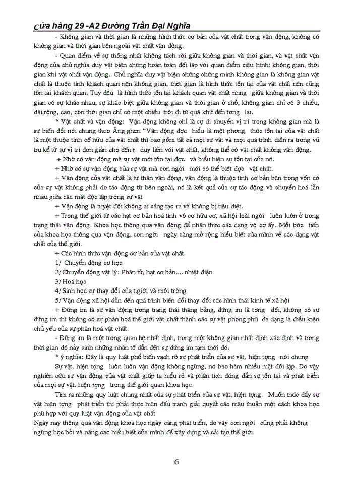 image for page Đề cương ôn tập môn triết học - máclê