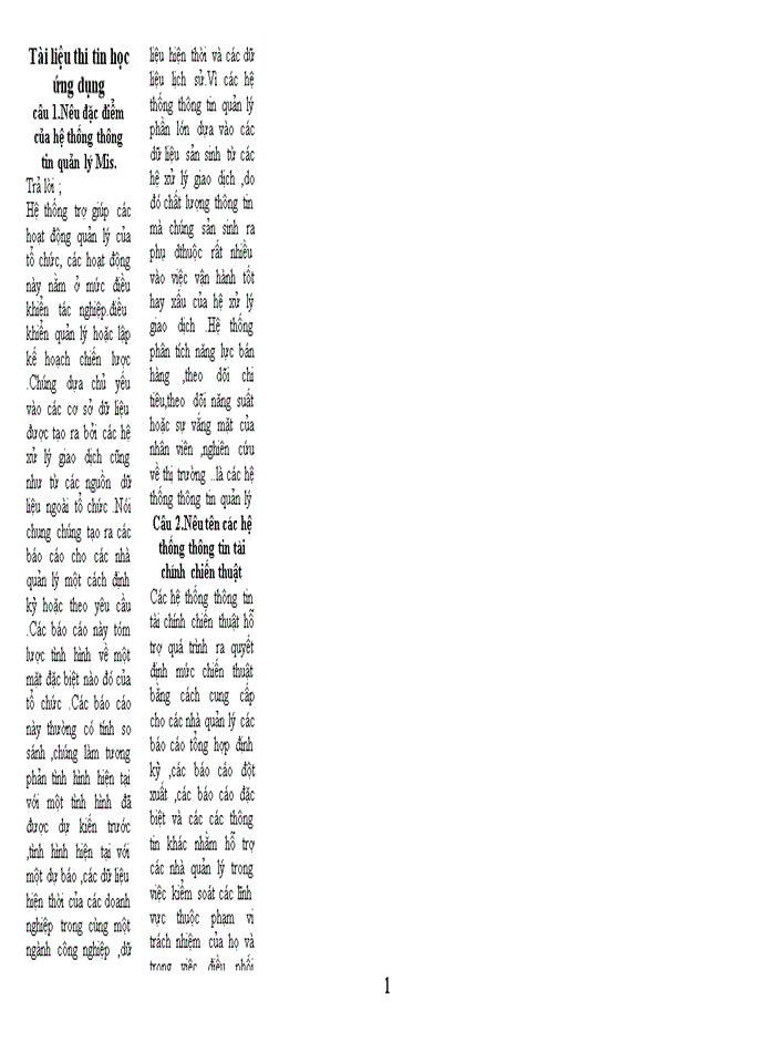 image for page Tài liệu thi tin học ứng dụng