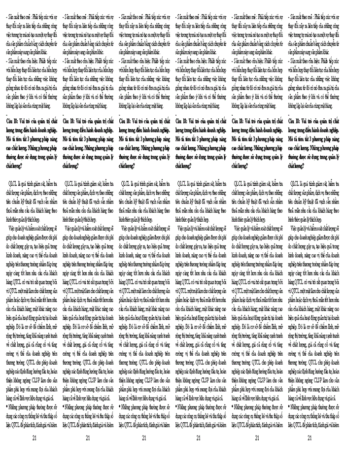 image for page CÂU HỎI ÔN THI QUẢN TRỊ SẢN XUẤT TN