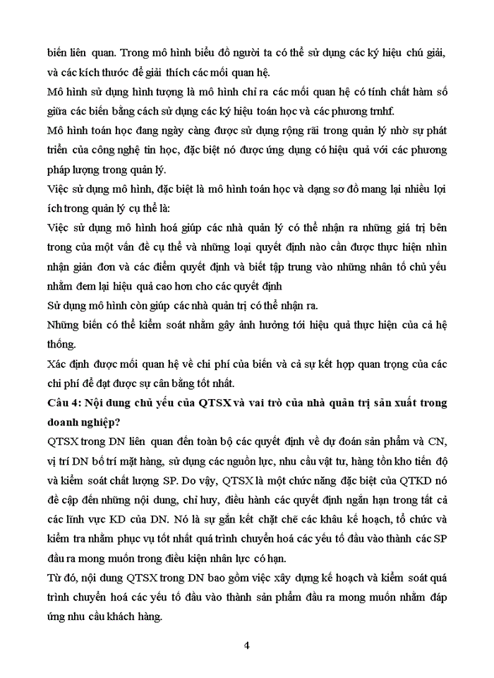 image for page Câu hỏi ôn thi quản trị sản xuất Tác nghiệp