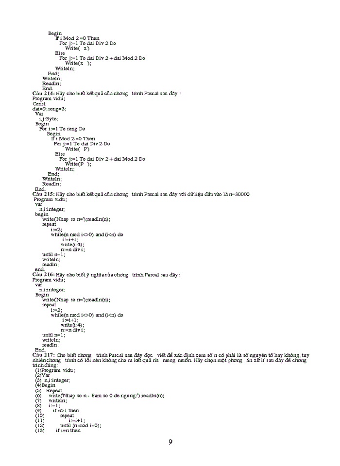 image for page Câu hỏi ôn tập Tin học đại cương