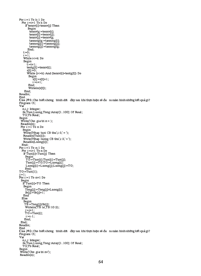 image for page Câu hỏi ôn tập Tin học đại cương