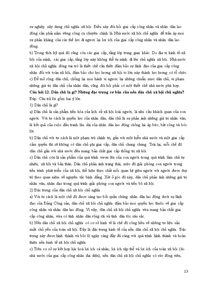 image for page NGUYÊN LÝ MÁC- LÊNIN PHẦN 3 20 CÂU HỎI-TRẢ LỜI PHẦN CHỦ NGHĨA XÃ HỘI KHOA HỌC