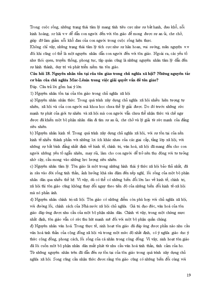 image for page NGUYÊN LÝ MÁC- LÊNIN PHẦN 3 20 CÂU HỎI-TRẢ LỜI PHẦN CHỦ NGHĨA XÃ HỘI KHOA HỌC