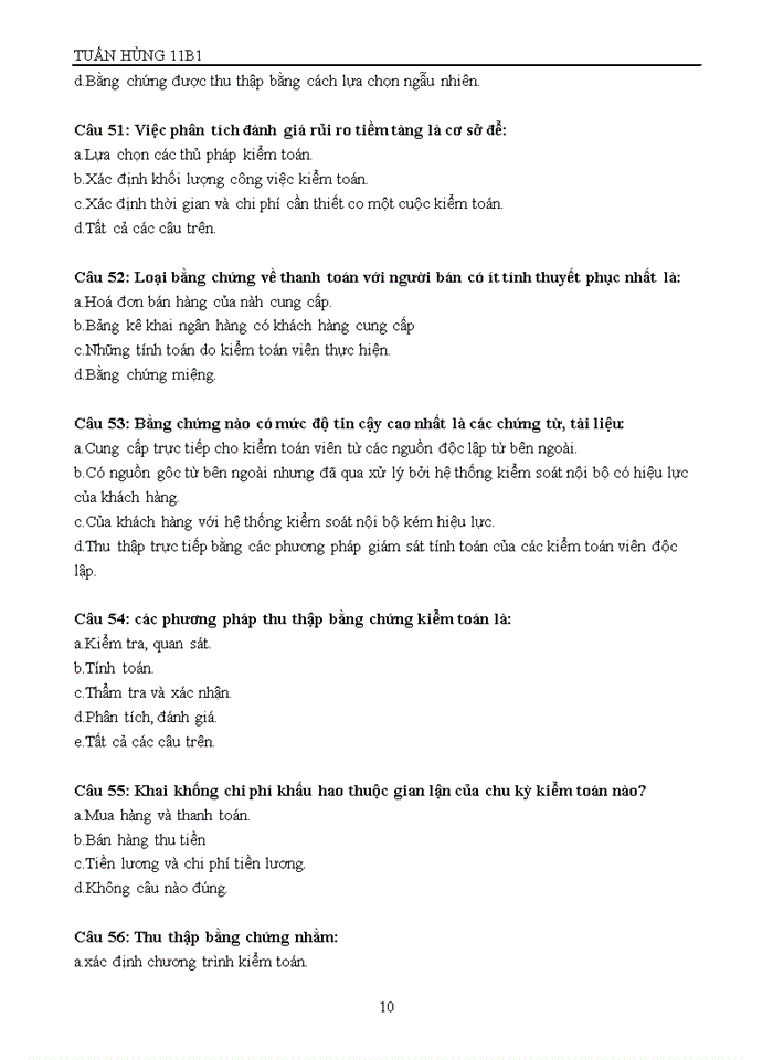 image for page TRẮC NGHIỆM KIỂM TOÁN