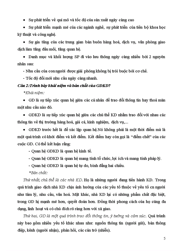 image for page CÂU HỏI ÔN TậP GIAO DịCH ĐàM PHáN