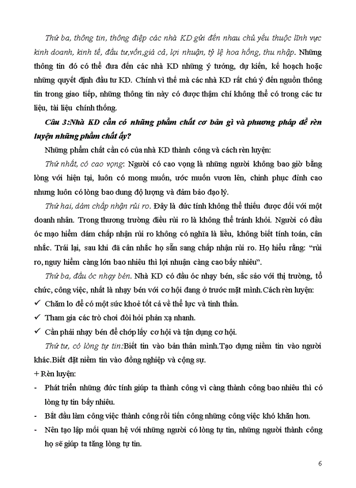 image for page CÂU HỏI ÔN TậP GIAO DịCH ĐàM PHáN