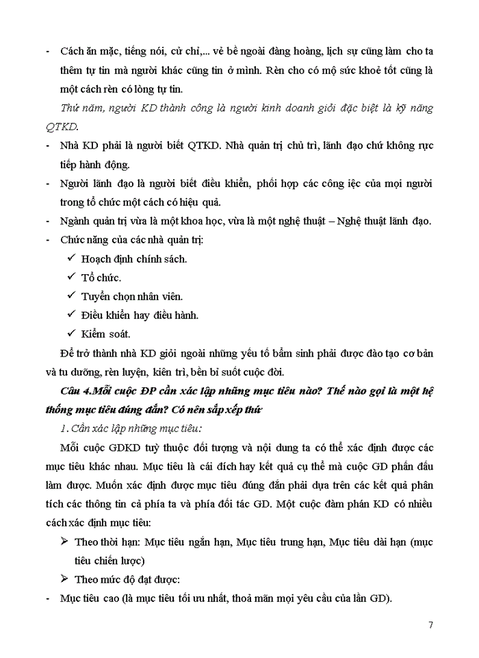 image for page CÂU HỏI ÔN TậP GIAO DịCH ĐàM PHáN