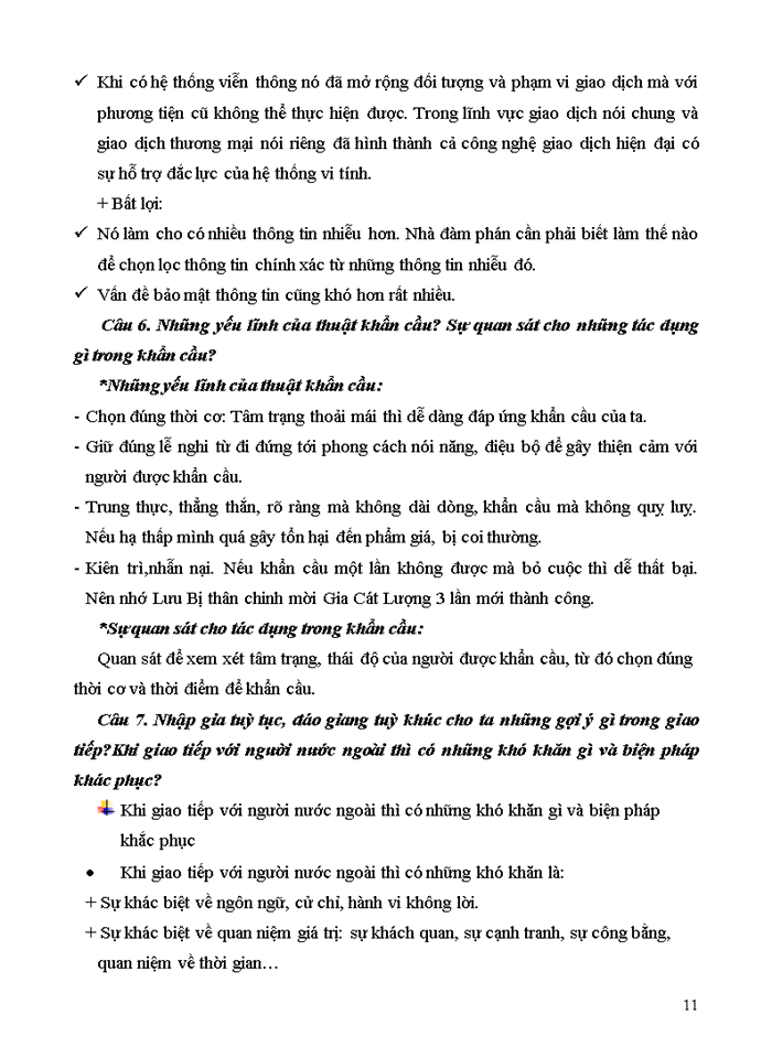 image for page CÂU HỏI ÔN TậP GIAO DịCH ĐàM PHáN