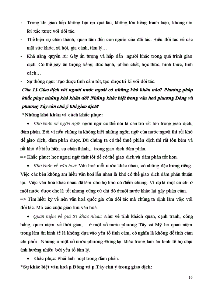 image for page CÂU HỏI ÔN TậP GIAO DịCH ĐàM PHáN