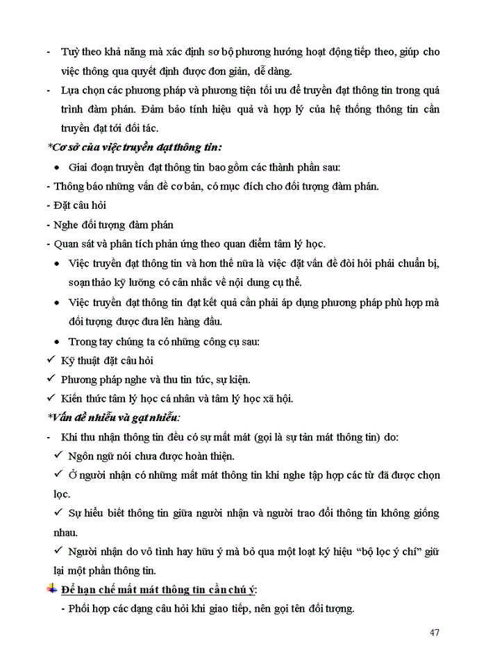 image for page CÂU HỏI ÔN TậP GIAO DịCH ĐàM PHáN