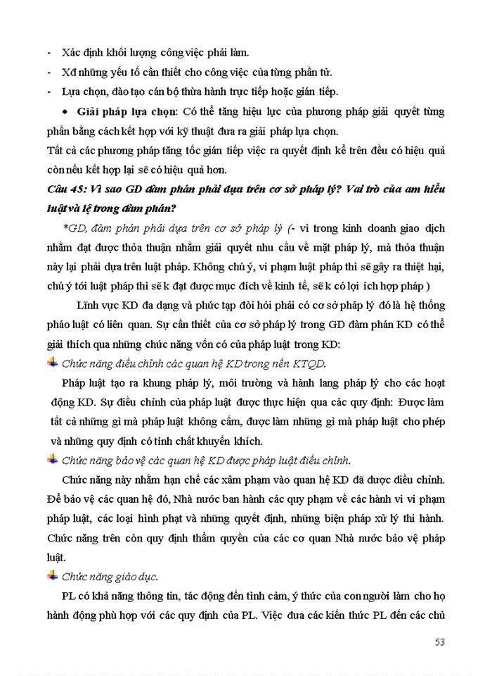 image for page CÂU HỏI ÔN TậP GIAO DịCH ĐàM PHáN