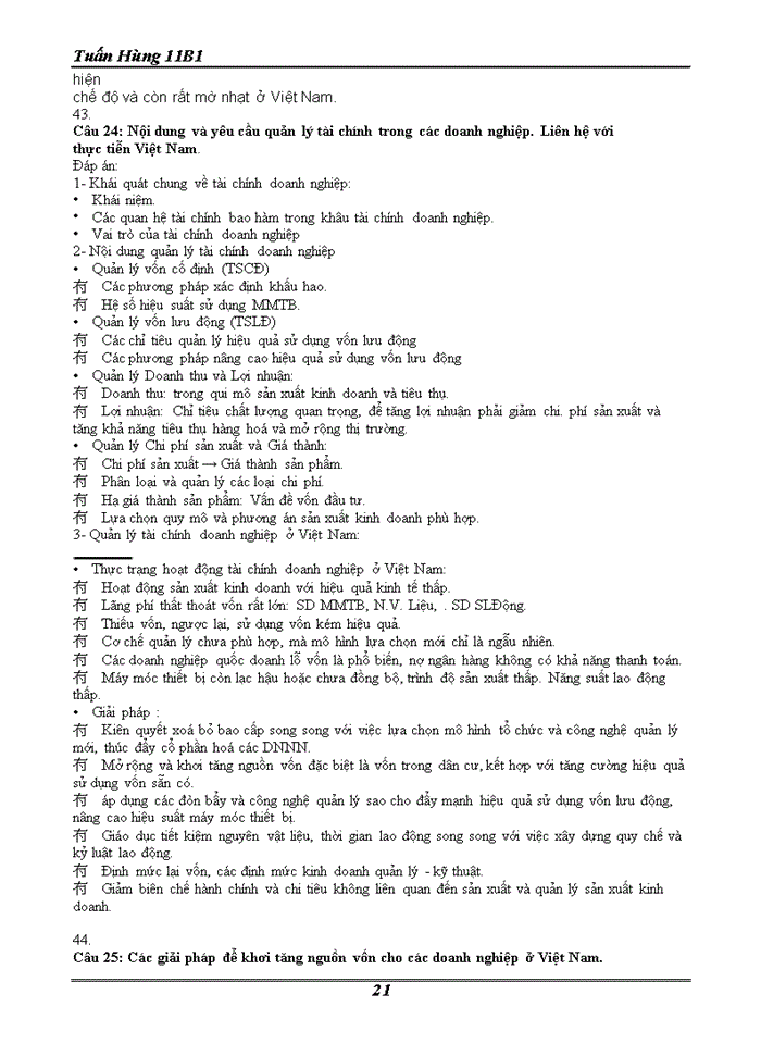 image for page ĐỀ CƯƠNG MÔN TÀI CHÍNH TIỀN TỆ