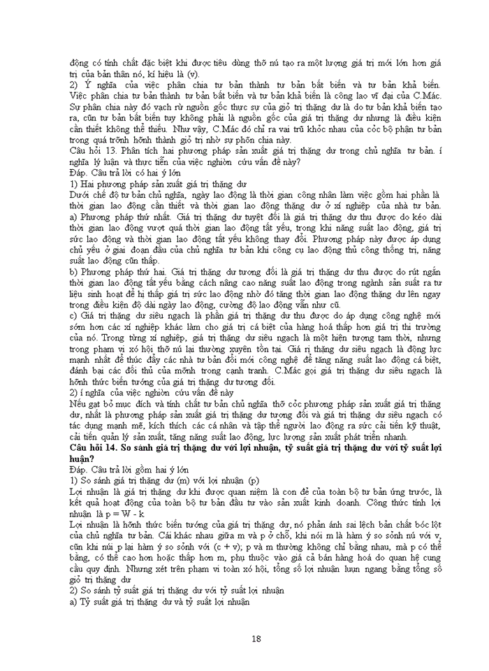 image for page NGUYÊN LÝ MÁC- LÊNIN 25 CÂU HỎI-TRẢ LỜI PHẦN KINH TẾ CHÍNH TRỊ