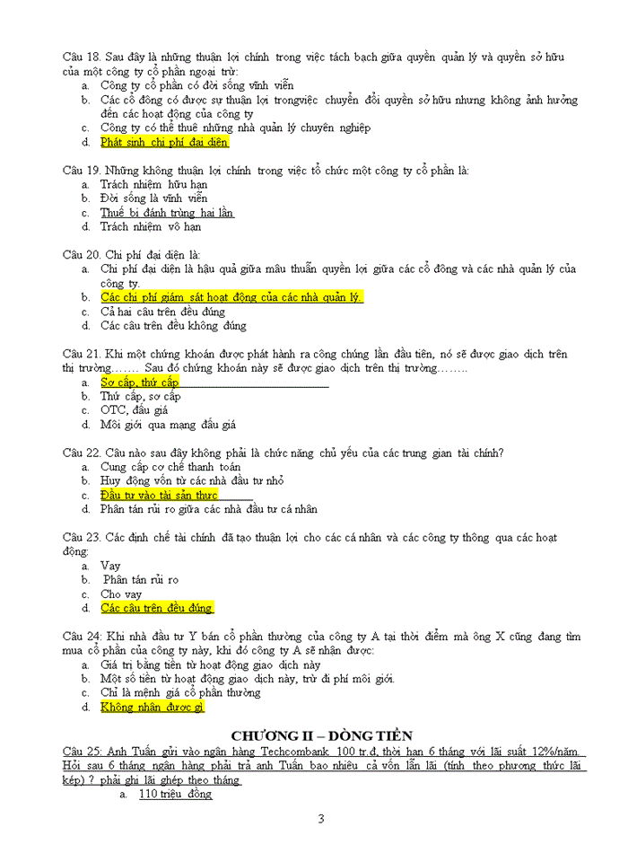 image for page TRẮC NGHIỆM QUẢN TRỊ TÀI CHÍNH DOANH NGHIỆP CÓ ĐÁP ÁN