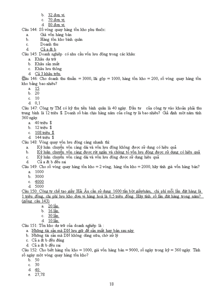 image for page TRẮC NGHIỆM QUẢN TRỊ TÀI CHÍNH DOANH NGHIỆP CÓ ĐÁP ÁN