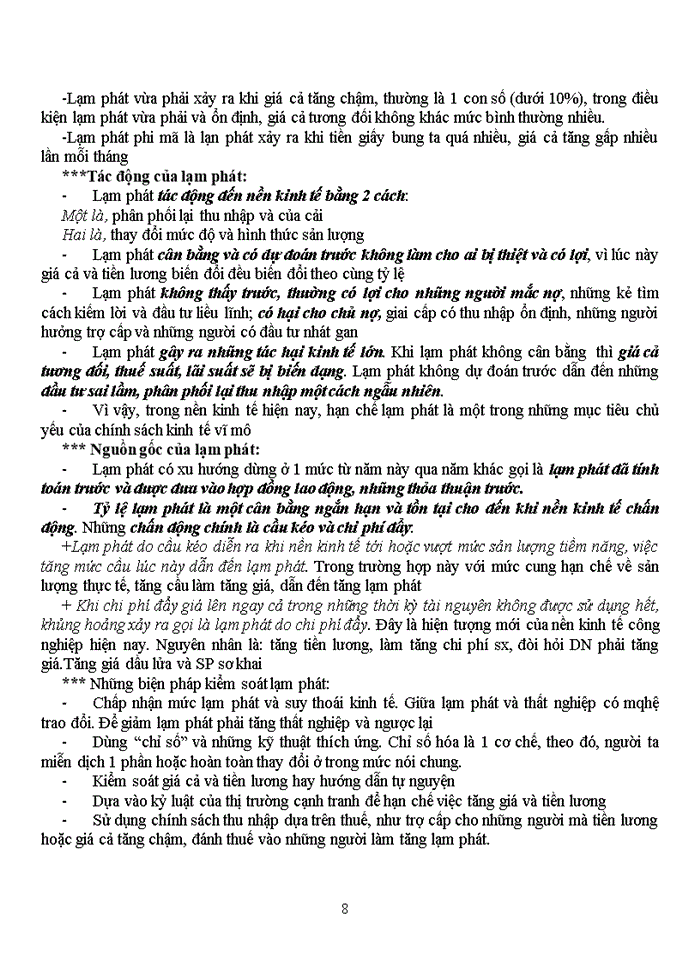 image for page CÂU HỎI ÔN THI MÔN LỊCH SỬ HỌC THUYẾT KINH TẾ