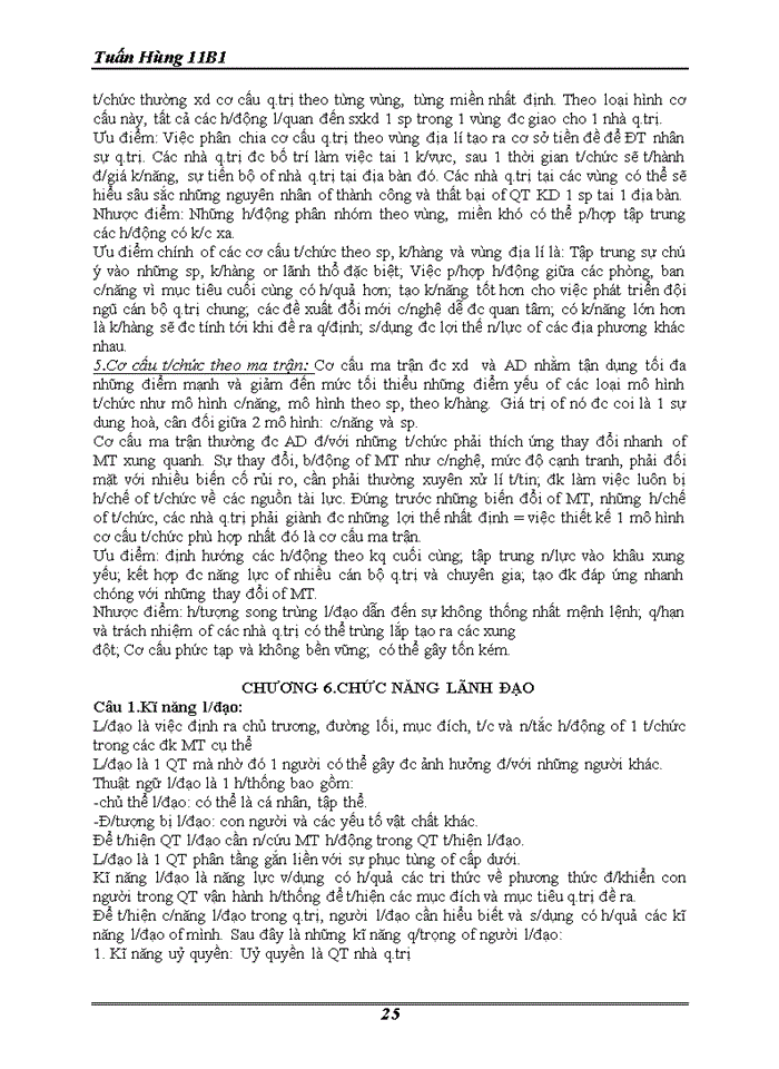 image for page ĐỀ CƯƠNG ÔN THI MÔN QUẢN TRỊ HỌC