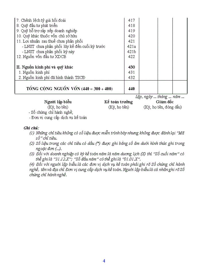 image for page BẢNG CÂN ĐỐI KẾ TOÁN
