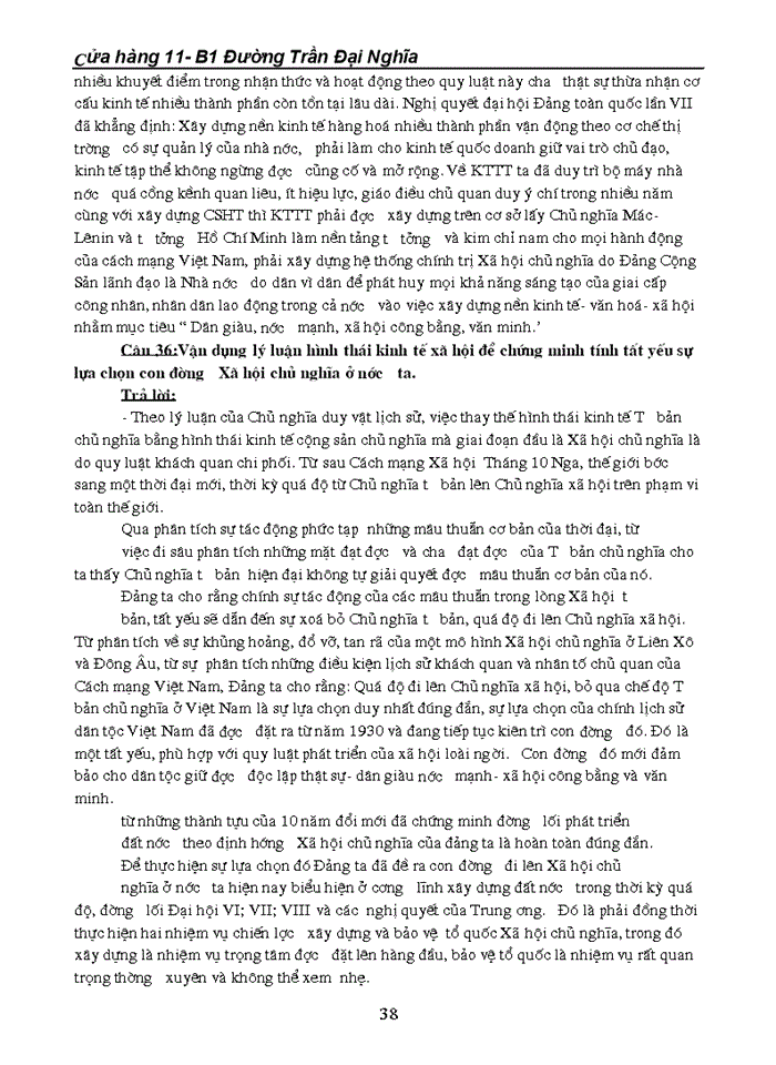 image for page Câu hỏi ôn tập môn triết học - máclênin