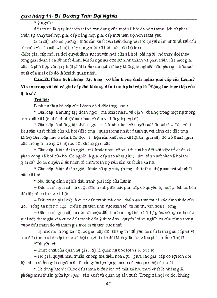 image for page Câu hỏi ôn tập môn triết học - máclênin