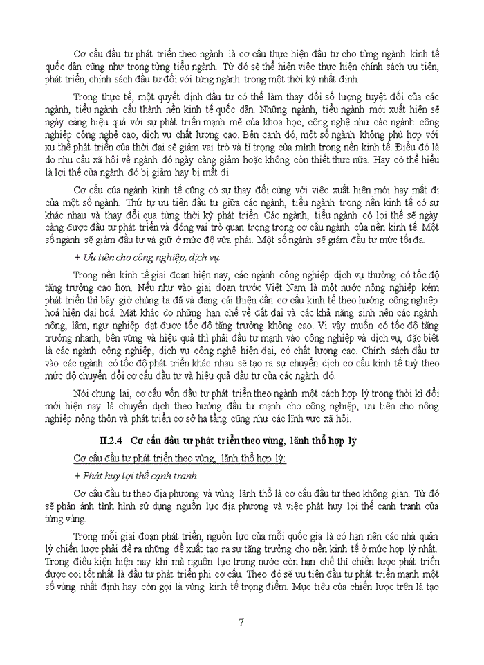 image for page Khái niệm cơ cấu đầu tư và cơ cấu đầu tư hợp lý