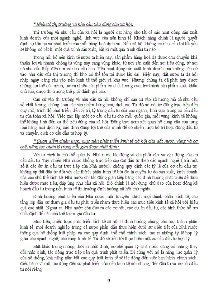 image for page Khái niệm cơ cấu đầu tư và cơ cấu đầu tư hợp lý