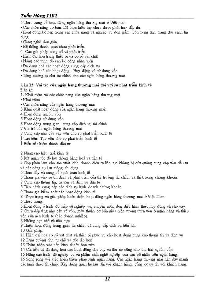 image for page Đề CƯƠNG MÔN TàI CHíNH TIềN Tệ