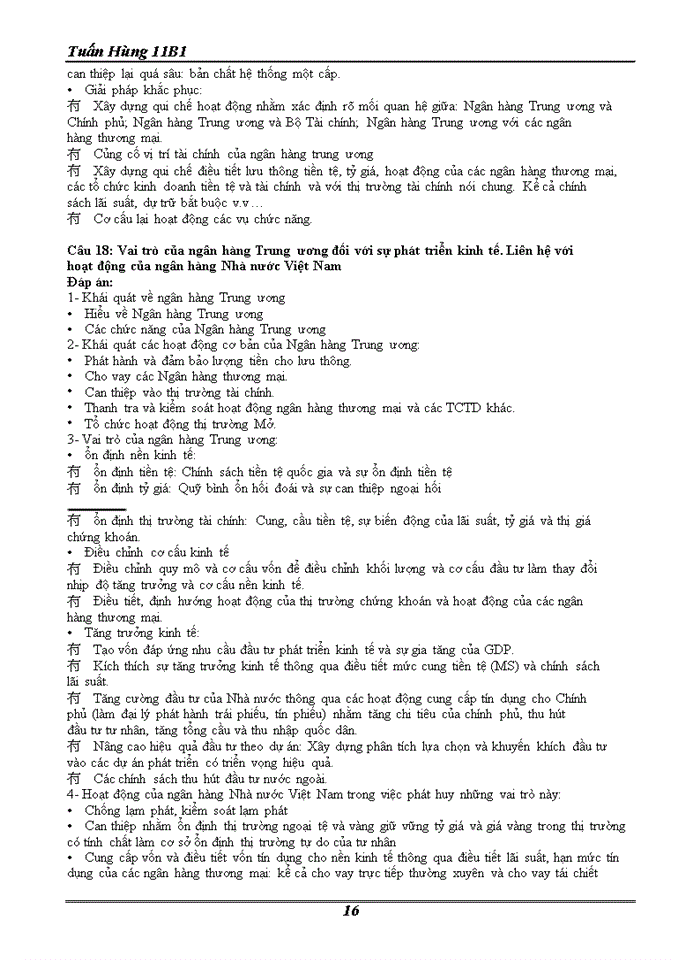 image for page Đề CƯƠNG MÔN TàI CHíNH TIềN Tệ