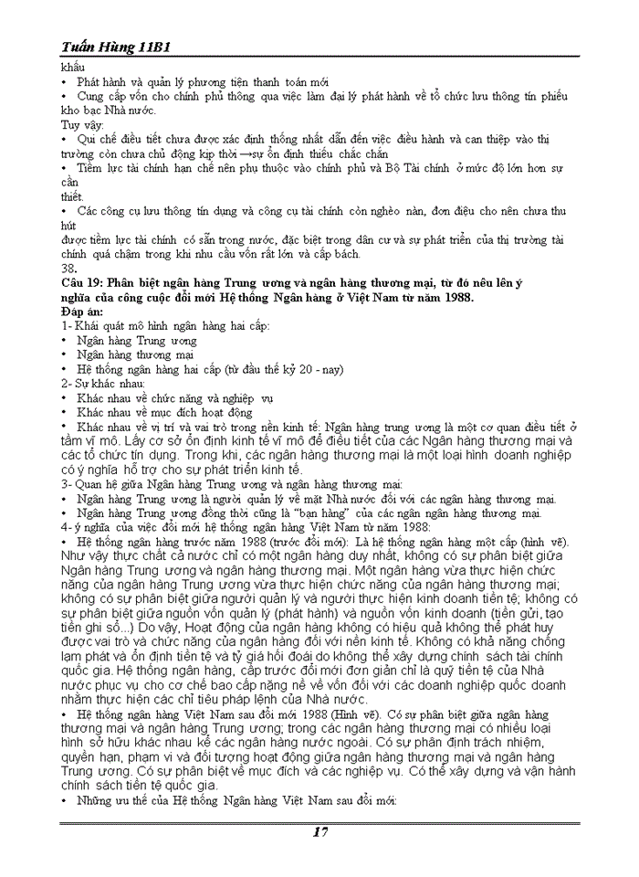 image for page Đề CƯƠNG MÔN TàI CHíNH TIềN Tệ